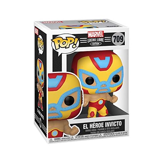 Funko Marvel Luchadores Iron Man - Figura de Vinilo Coleccionable - Idea de Regalo- Mercancia Oficial - Juguetes para Niños y Adultos - Comic Books Fans - Muñeco para Coleccionistas y Exposición