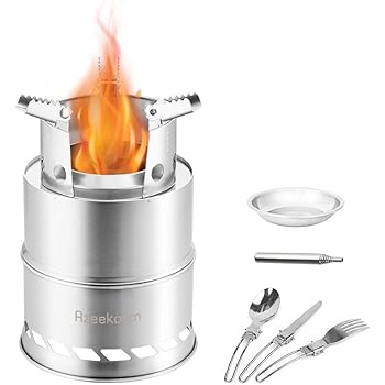 Tomshoo Camping Stove Backpacking Stove Portable Folding Windproof Wood Burning Stove Compact Stainless Steel Alcohol Stove Outdoor Camping Hiking Backpacking Picnic Bbq Amazon Co Uk Sports Outdoors