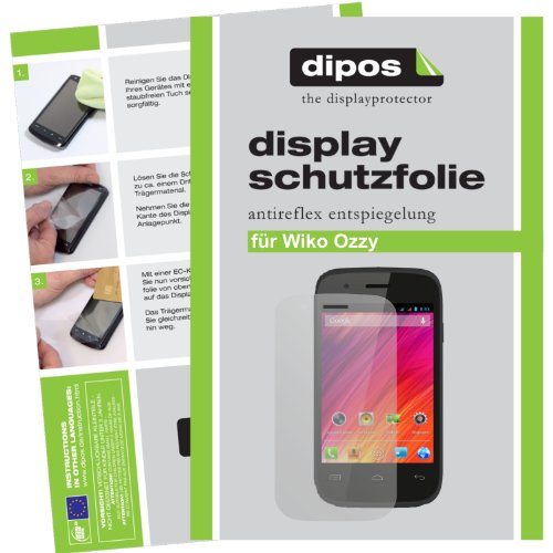 dipos Films de protection d'écran pour Wiko Ozzy (2 unités) - Antireflet mat film de protection d'ecran
