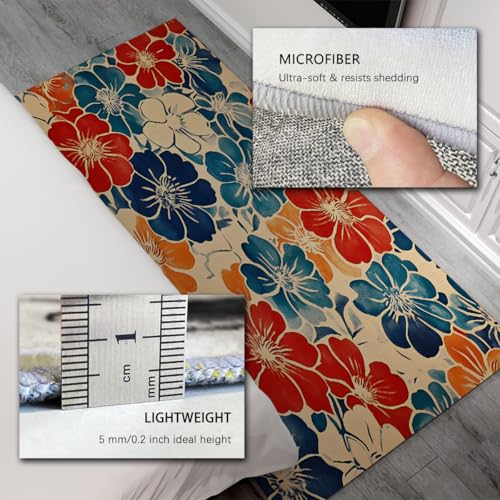 Moquette de sol lavable abstrait coloré style aquarelle chic