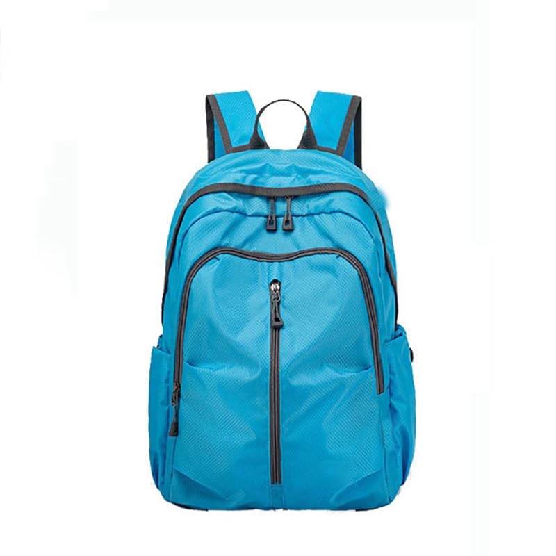 Mochila deportiva ligera azul resistente al agua miniatura 1