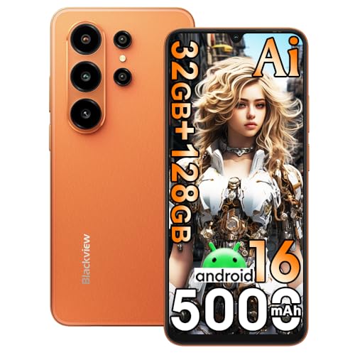 Blackview Wave 10 Android 16 Smartphone Pas Cher, 32 Go+128 Go/2 To, Telephone Portable Écran 6.88