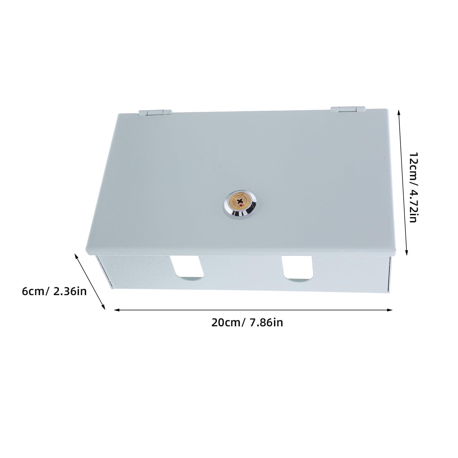 Caja de Enchufe con Cerradura para Carga Exterior, Plata
