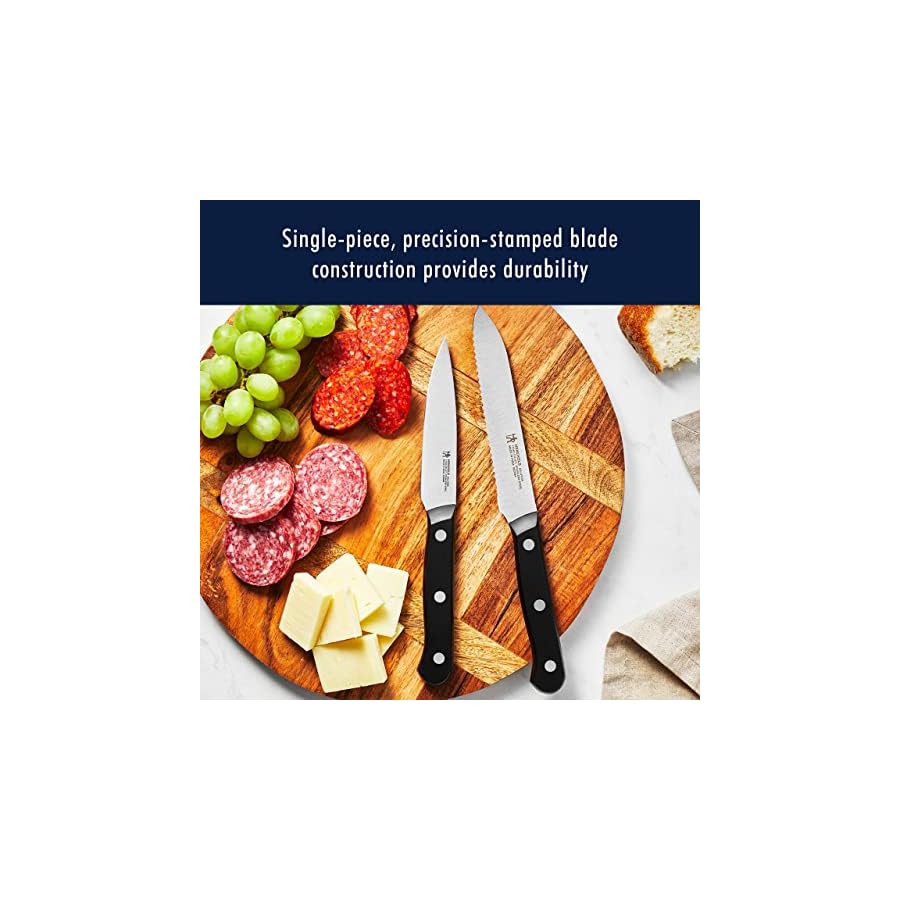 HENCKELS-Solution-Knife-Block-Set-10-pc-BlackStainless-Steel HENCKELS Solution Razor-Sharp 10-pc Knife Set, Chef Knife, Bread Knife, German Engineered Informed by 100+ Years of Mastery, Black/Stainless Steel