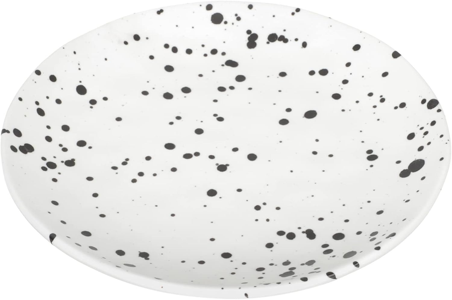 TIDTALEO Ceramic Breakfast Plate Retro Porcelain Serving Dish for Home and Restaurant Use Multi Functional Food Plate for Fruits Cakes and Noodles Smooth Surface Design