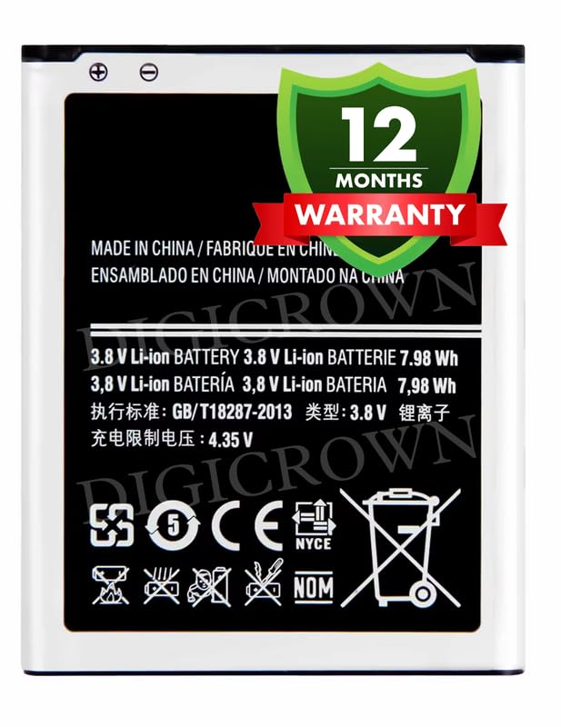 Image of Original EB535163LU Battery Compatible for Samsung Galaxy Grand | Grand Duos | Grand Neo I9060 I9080 I9082 - (2100mAh) - 1 Year Warranty DF7