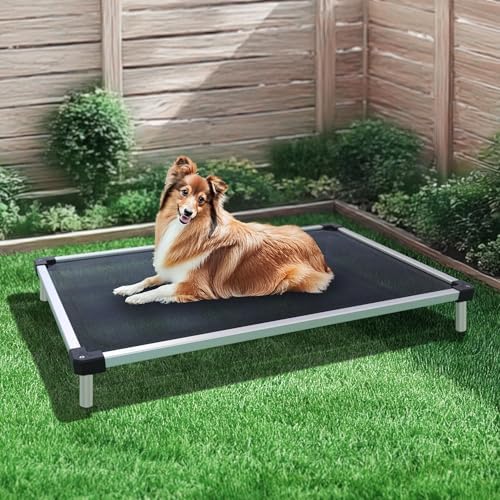 fxw TitanNest Chew-Proof Elevated Dog Bed, Raised Cot for Indoor/...
