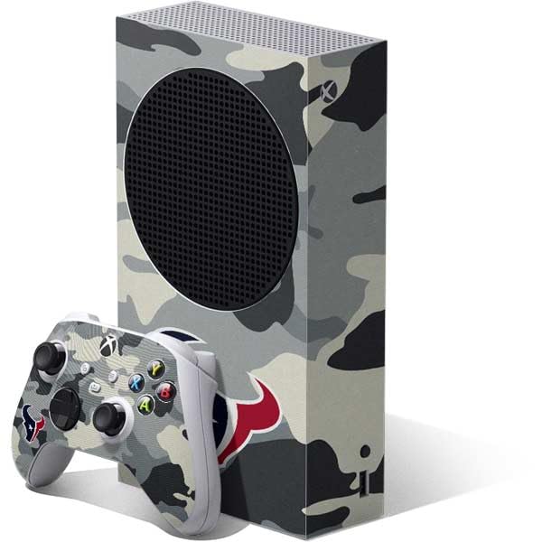 Skinit Decal Gaming Skin Compatible with Xbox Series S Bundle - Officially Licensed NFL Houston Texans Camo Design