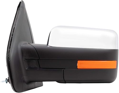 Miniatura 3 de Espejo eléctrico para 2009-2014 F-150 Reflector tipo pedestal indicador de señal de giro, lámpara de charco, memoria calentada, plegado eléctrico