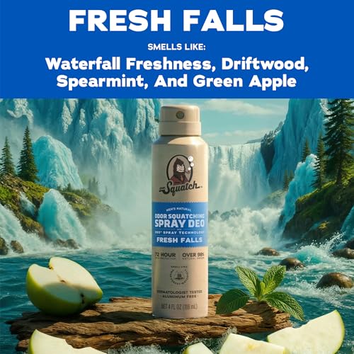 Dr. Squatch Spray Natural Deodorant Men, Aluminum Free (4oz, 2-Pack) - image 2