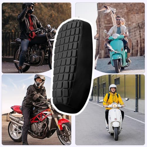 Cojín para asiento de moto transpirable que absorbe golpes 4