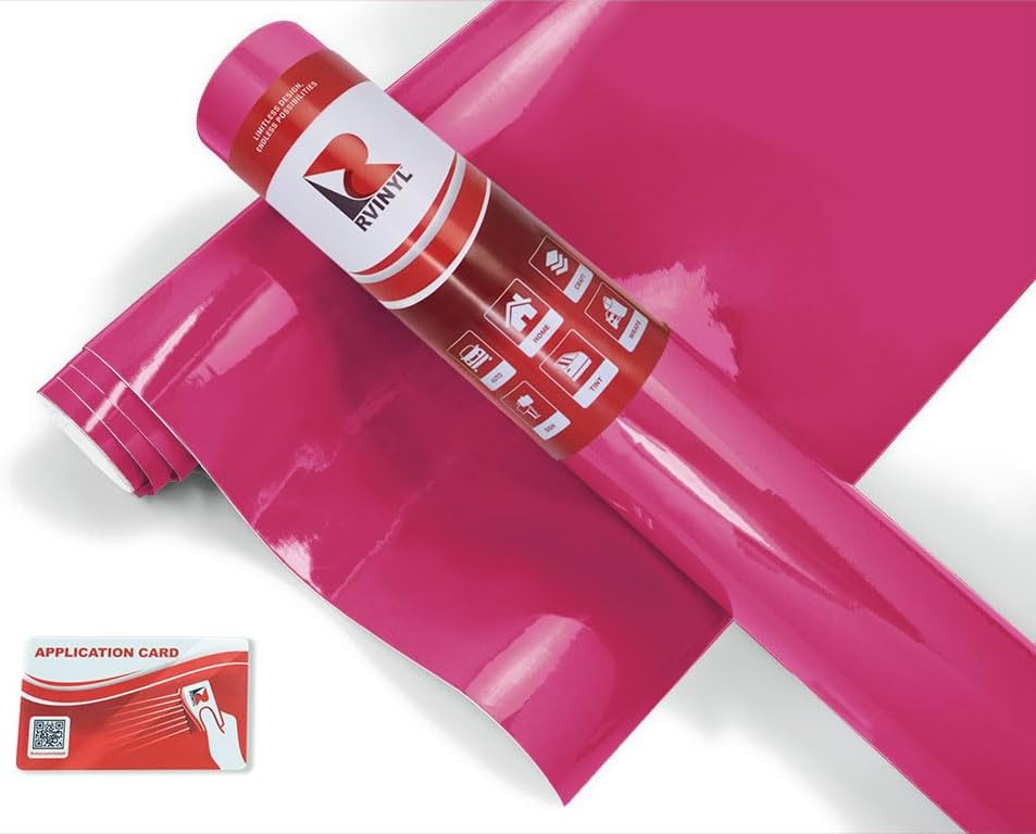 ORACAL 970RA Gloss Telemagenta 077 Wrapping Cast Film Vehicle Car Wrap Vinyl Sheet Roll - (1ft x 5ft)