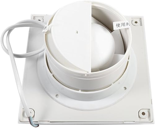 Miniatura 5 de Extractor para montar en la pared con ventilación de escape para la ventana de la cocina o el baño, Plástico ABS, Blanco, 4", 20.00watts