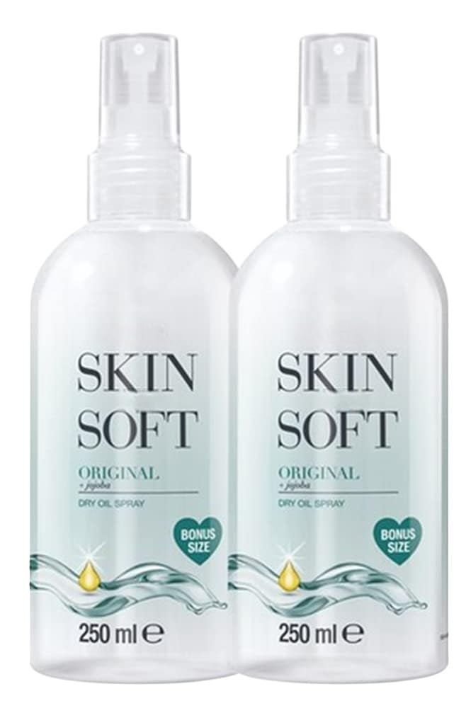 Skin Soft Original Dry Oil Spray, 250ml, Pack of 2