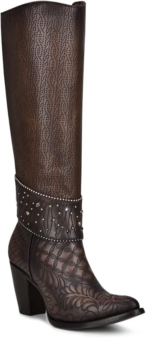 Cuadra Women's Tall Boot in Bovine Leather Brown - Image 2