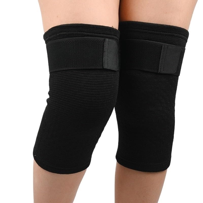 Exercise, protection Knee Pads for Warmth Thin Knee Joint Design for Men and Women Knee Protection Against Cold for Fitness, cycling, running, playing football(D)