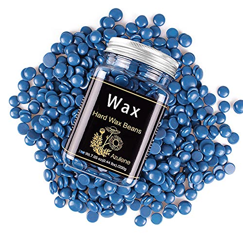 body wax-Wax-bikini wax beads-Large wax-beads for Any Wax Warmer Kitï¼Œhard wax beads Suitable for full body hair removal mild and painless(blue)