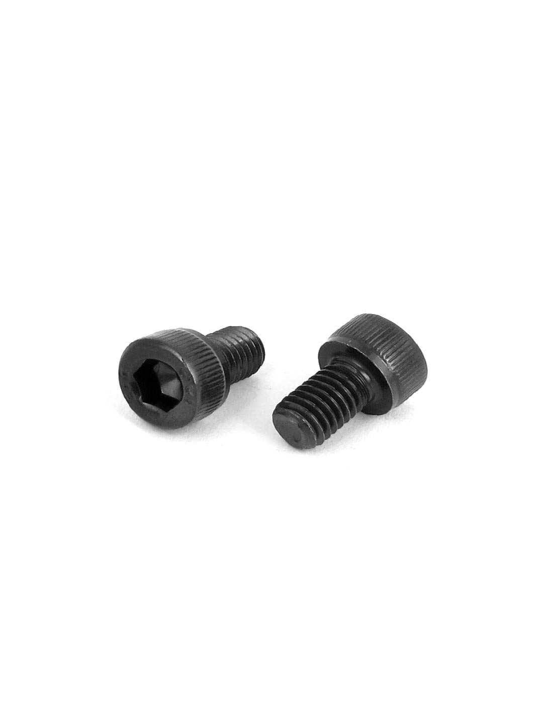 EISTEE Schrauben, Innensechskantschrauben, Bolzen Edelstahl, 100 Stück M6 x 10 mm, metrische 12,9 Legierung, zuverlässige Effizienz, Stahl, schwarze Innensechskantschrauben, Schrauben