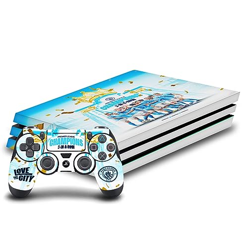 Autocollant Man City PS4 Pro pour transformer votre salon en véritable tribune de Manchester