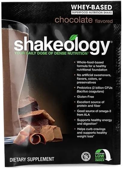 BODi Shakeology Whey-Based Protein Powder – Gluten-Free Superfood Shake with Vitamins & Minerals – Helps Support Healthy Weight Loss & Gut Health, Chocolate, 14 Individual Packets - Image 3
