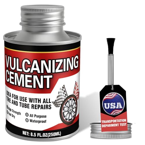 Vulcanizing Cement 250ml, Clear Tyre Glue, Rubber Cement for Tyre Repair