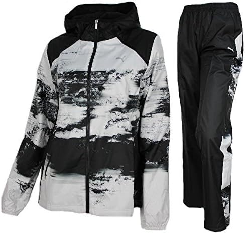 Amazon Puma プーマ レディース 裏起毛 ウィンドブレーカー ジャケット パンツ 上下 01 ブラック Xl フィットネス トレーニング スウェット パーカー 通販