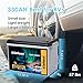 12V 330AH Lifepo4 Battery, Big Capacity Lithium RV Battery With Bluetooth and 200A BMS,Up to 8000 Deep Cycle.Perfect for RV,Solar Energy,Off-Grid System