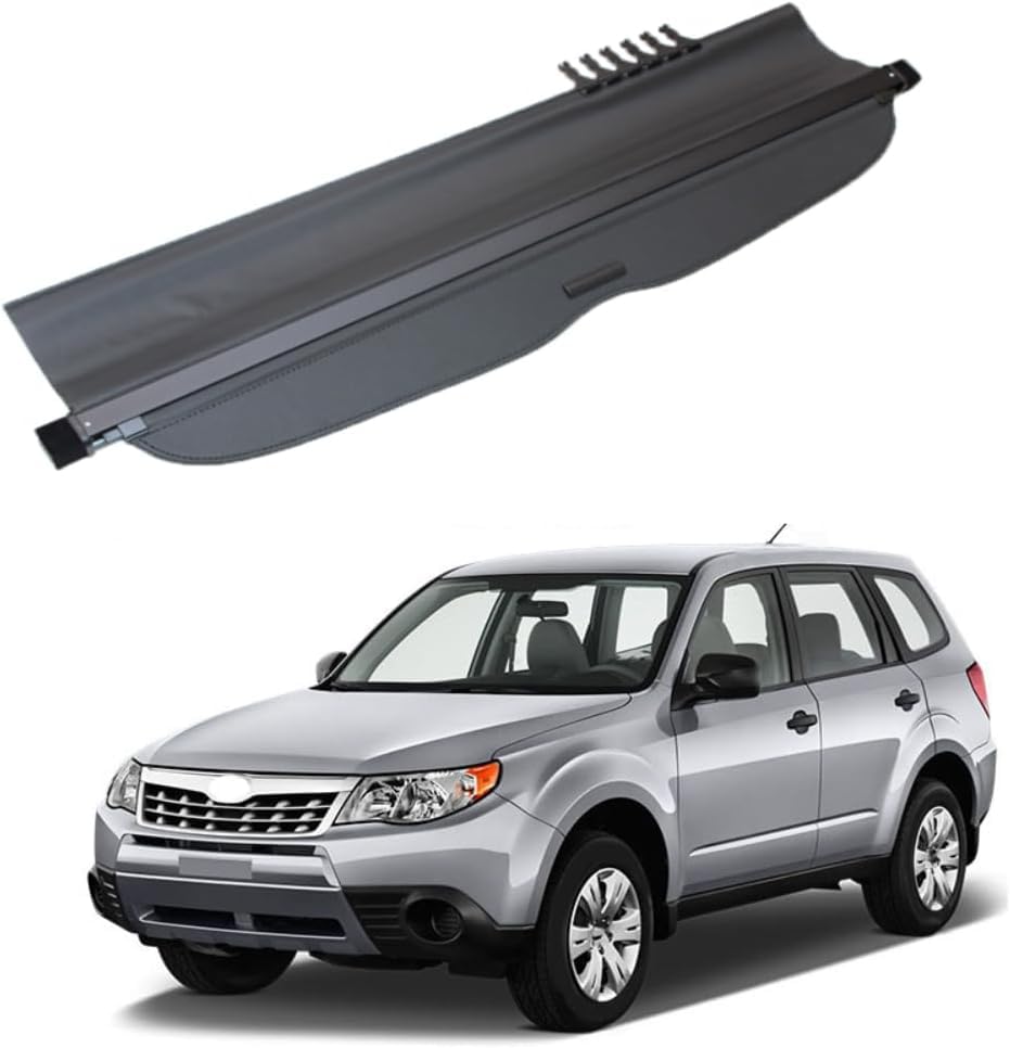 Cubreobjetos retráctil maletero trasero para Subaru Forester 2009-2012 coche extensible