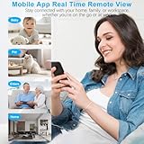 Spy Camera, Mini Spy Camera Wireless, 1080P HD WiFi Wireless Camera with Audio and Video, Small Nanny Cam for Home Security Surveillance Camera with Night Vision, Motion Detection IndoorOutdoor - Image 3