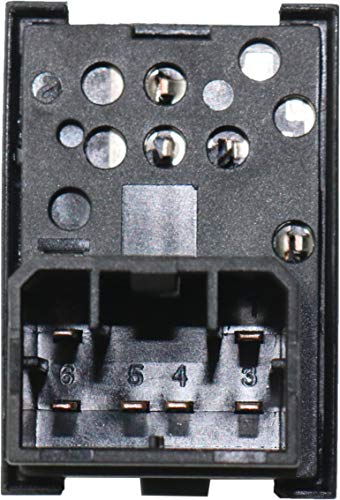 Garage-Pro Wiper Switch Compatible With 1997-2001 Jeep Cherokee & 1997-2006 Jeep Wrangler 6 Blade Terminals Rear #TOP6