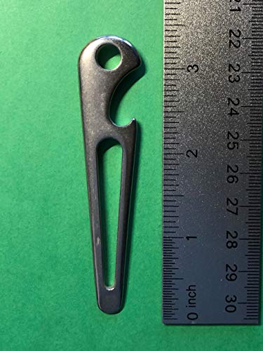 US STAINLESS Stainless Steel 316 Shackle Key with Bottle Opener Sailor Tool Screw Driver