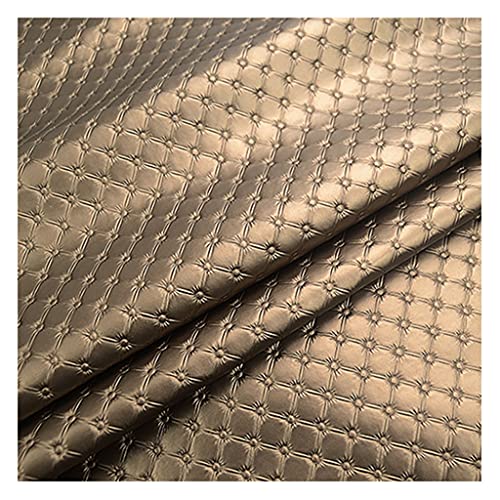 Tissu simili cuir imperméable pour rénover un canapé abîmé marron
