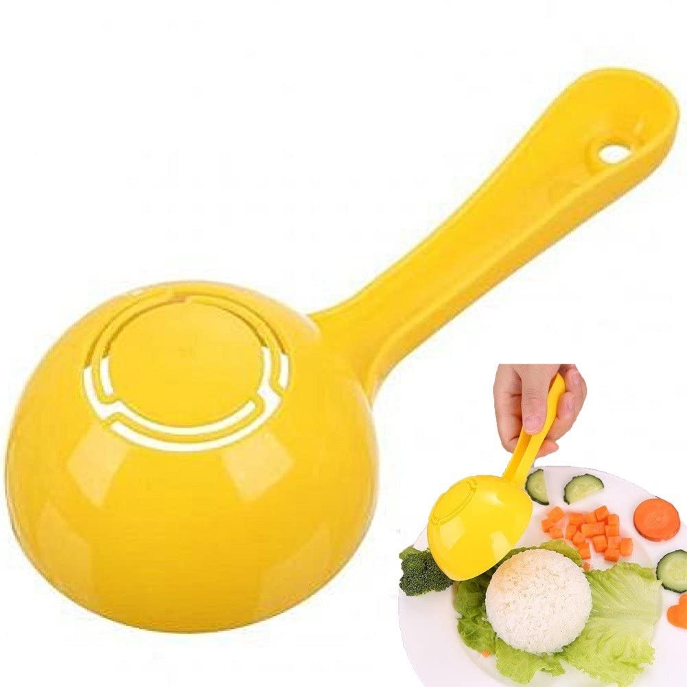 Plastica Riso Scoop Semicerchio Forma Onigiri Stampo Palla di Riso Antiaderente per Gadget da Cucina