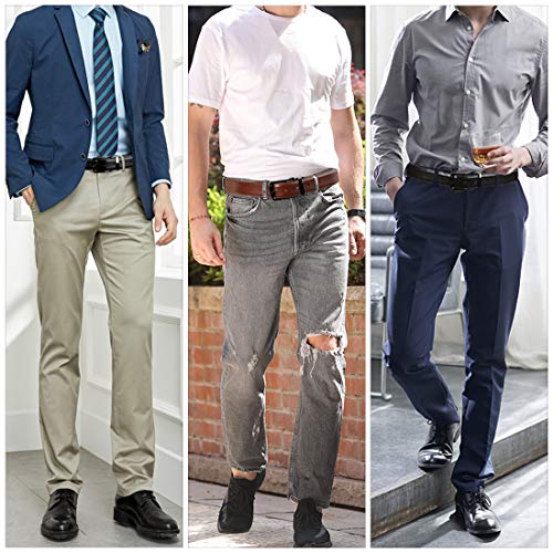 NEWHEY Cintura Uomo Pelle Casual Formali Cinture