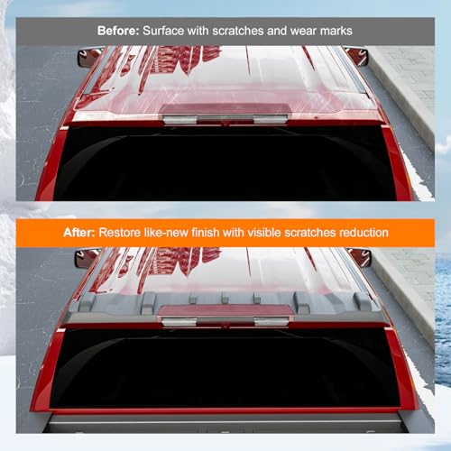 Image of powoq Rear Roof Protector Compatible with 2019-2025 Chevy Silverado 1500 Truck Cab Roof Protector Replacement for 2019-2025 Chevy Silverado Accessories