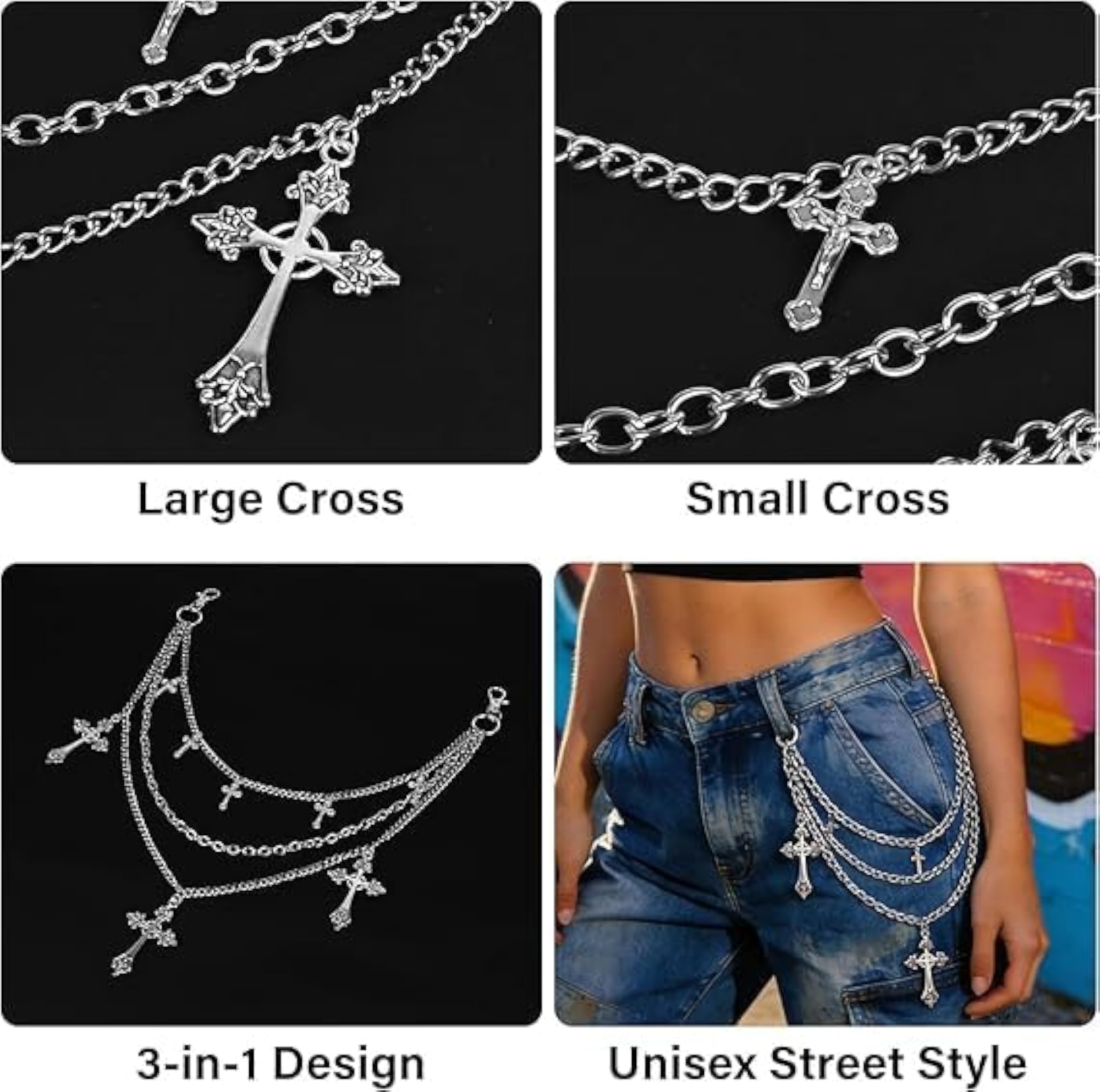 Fashionable Cross Chain for Men