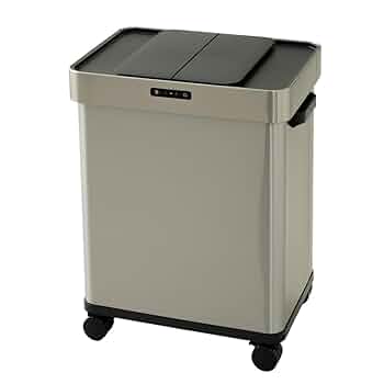 電動ダストボックス　ゴミ箱　エムール　EMOOR HEIM EMOOR ゴミ箱 ダストボックス 50L 自動開閉 電動 センサー 脱臭