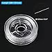 PATIKIL 50M/55 Yards Rod Guide Wrapping Thread, 450D Metallic DIY Fishing Rod Guides Fixing Line, Silver Tone
