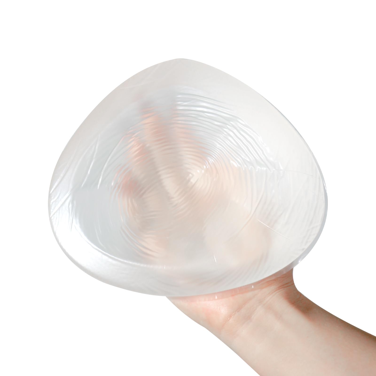 Mastektomie Silikon Prothese für Frauen,Triangle Brustform Konkave Prothesen Silikonbrüste BH Pad Enhancer Einlagen Cup C(1 Stück)