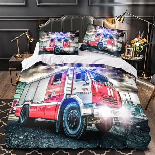 Housse de couette serpent de feu double 200x200 en microfibre