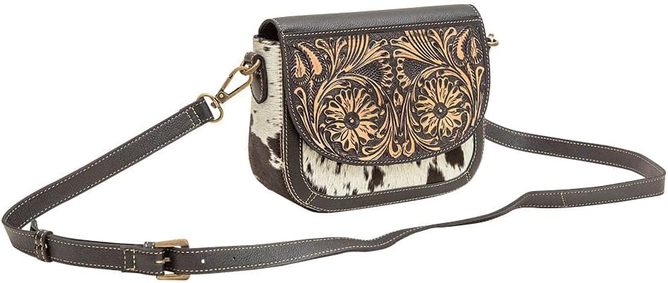 Myra Bag Hand Tooled Wiggly Sling Bag S-7063