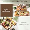 Astercook Deep-Carbonized Bamboo Cutting Boards for Kitchen with Wood Storage St... #2