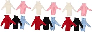 TOYANDONA 15 Pçs Roupas De Boneca Suéter Infantil Trajes Infantis Malhas Roupas Suprimentos De Tricô Modelo Boneca Suéter Suéter De Malha Roupas De Boneca Supermodelo Homens E Mulheres Fio