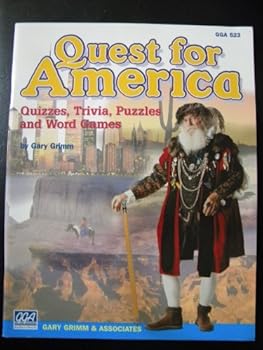Paperback Quest for America: A collection of over 50 activity sheets to reinforce facts about the geography, history, and culture of the the United States Book