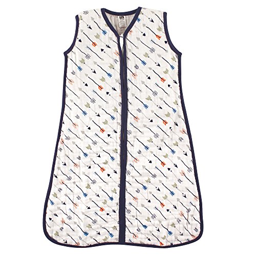 Image of Hudson Baby Unisex Baby Muslin Cotton Sleeveless Wearable Sleeping Bag, Sack, Blanket, Arrow, 18-24 Months
