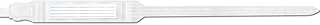 Safeguard 841-11-PDJ Insert Wristband, Trilaminate Adhesive Closure, Adult,/Pediatric White, Pack of 250