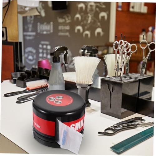 Image of MERRYHAPY Neck Strip Dispenser Box for Barber and Salon Professional Neck Paper Roll Holder Compact Design for Haircut Styling and Personal Use