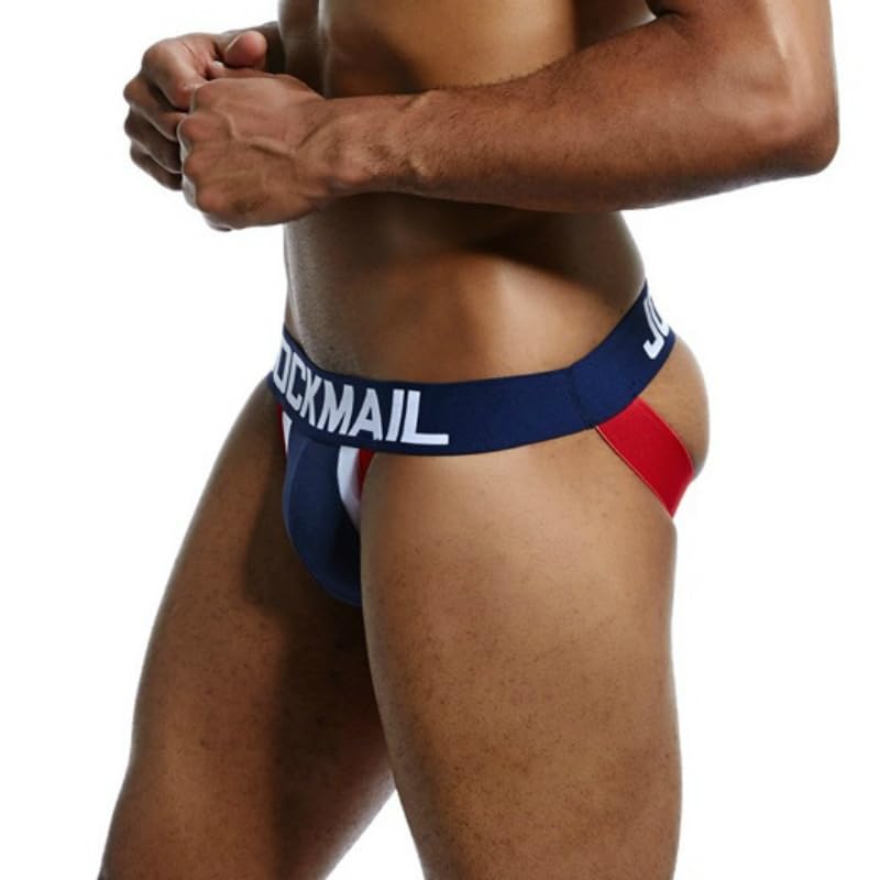 JOCKMAIL Men's Jockstraps Underwear Athletic Supporters Breathable Cotton Jock Straps2