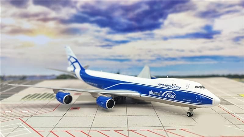 JC Wings AirBridge Cargo Airlines for Boeing B747-8F VP-BBL ABC Pharma 1/400 Diecast Aircraft Pre-Built Model