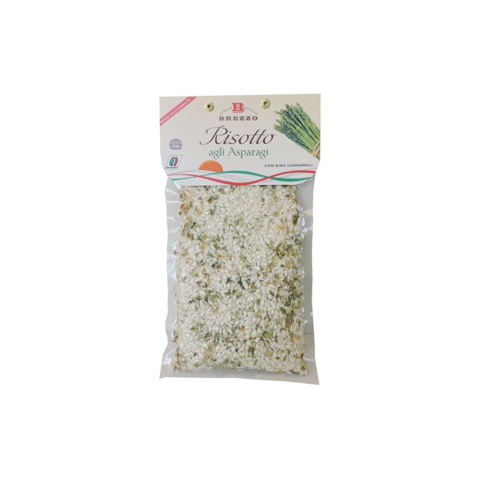 Brezzo Trío de Risotti de 300 g con espárragos, alcachofas y campesina